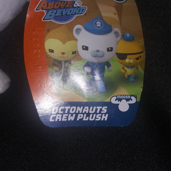 Octonauts Crew Plush Captain Barnacles Stuffed Animal 8 Inch Toy Meomi Moose - Picture 5 of 7
